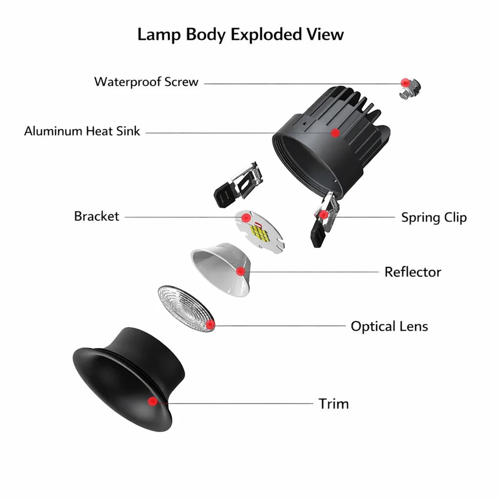 AT Smart Lighting COB Downlight CCT (CL105) – Smart Tunable White LED Downlight