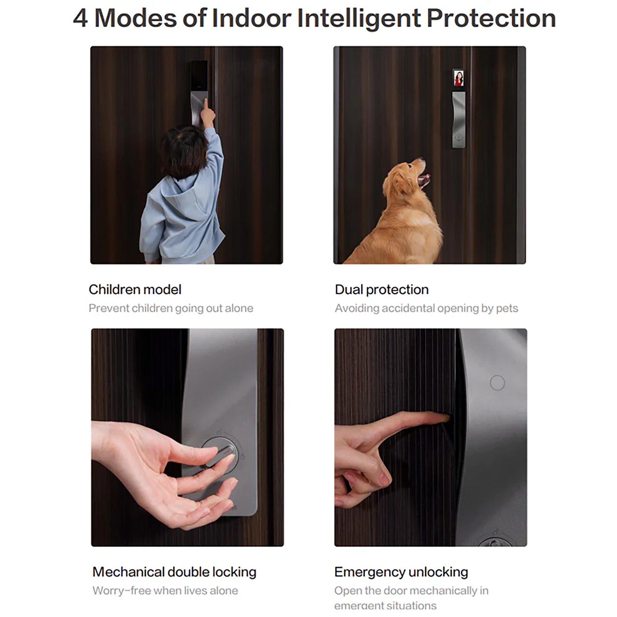 Lockin V5 Max Palm Vein Smart Lock – 3D Face Recognition, Dual Battery System, Flagship Biometric Security