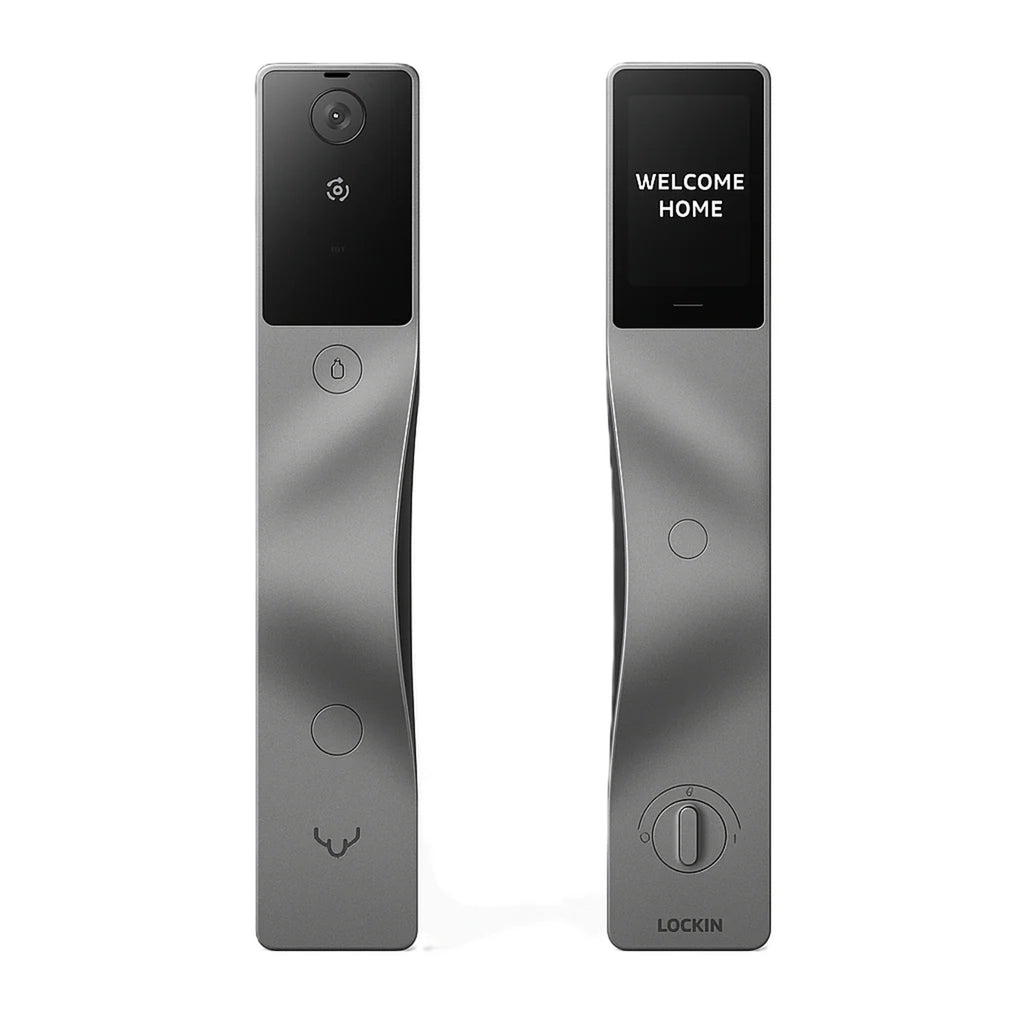 Lockin V5 Max Palm Vein Smart Lock – 3D Face Recognition, Dual Battery System, Flagship Biometric Security