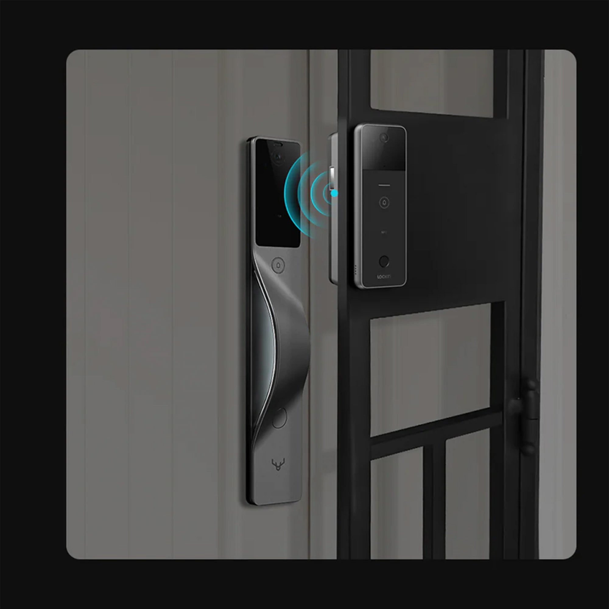 Lockin Veno 3 Smart Lock – Palm Vein + 3D Face Recognition, Video Door Viewer, WiFi Door Lock Australia