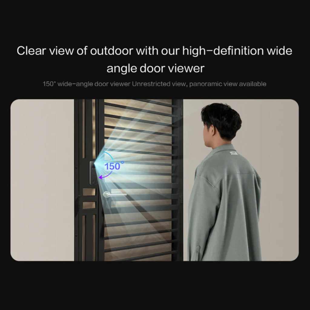 Lockin Veno 3 Smart Lock – Palm Vein + 3D Face Recognition, Video Door Viewer, WiFi Door Lock Australia