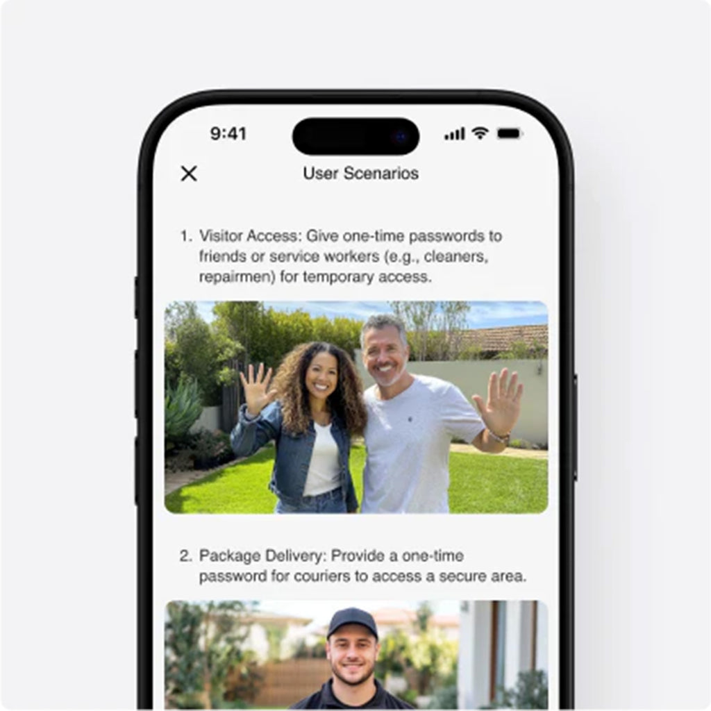 Lockin Veno Pro Palm Vein Video Smart Lock – 2K Camera, 32GB Storage, Advanced AI Detection